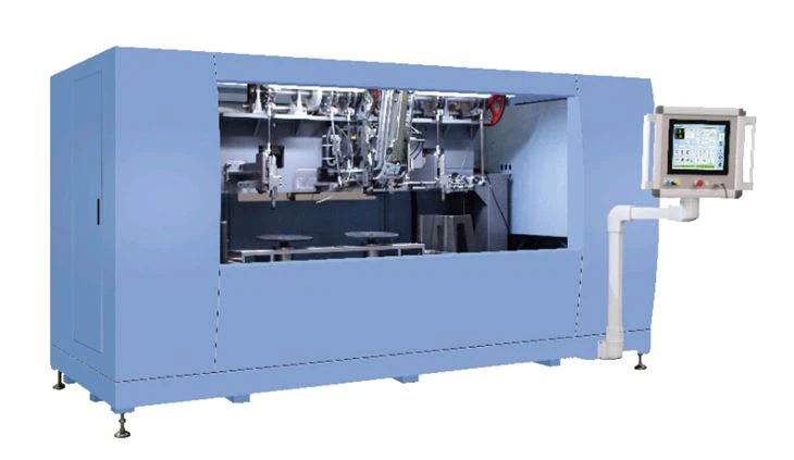5 AXIS 3 HEADS DISC BRUSH DRILLING AND TUFTING MACHINE