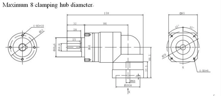 Sigriner PLDR 90 3 Acrtimne High Precision Planetary Gearbox Sigriner PLDR 90 3 Acrtimne High Precision Planetary Gearbox