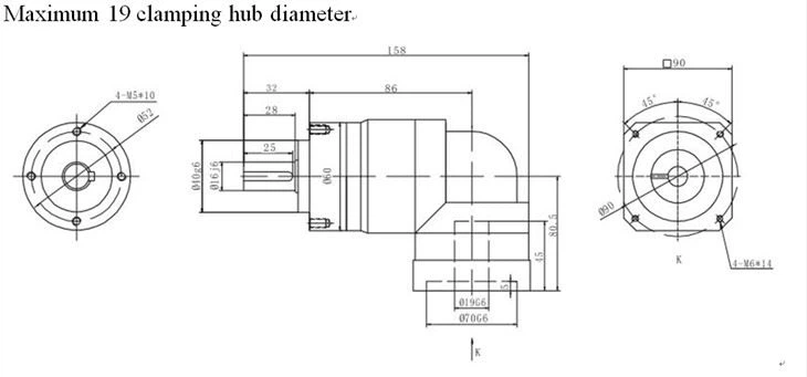 Sigriner PLDR 90 3 Acrtimne High Precision Planetary Gearbox Sigriner PLDR 90 3 Acrtimne High Precision Planetary Gearbox